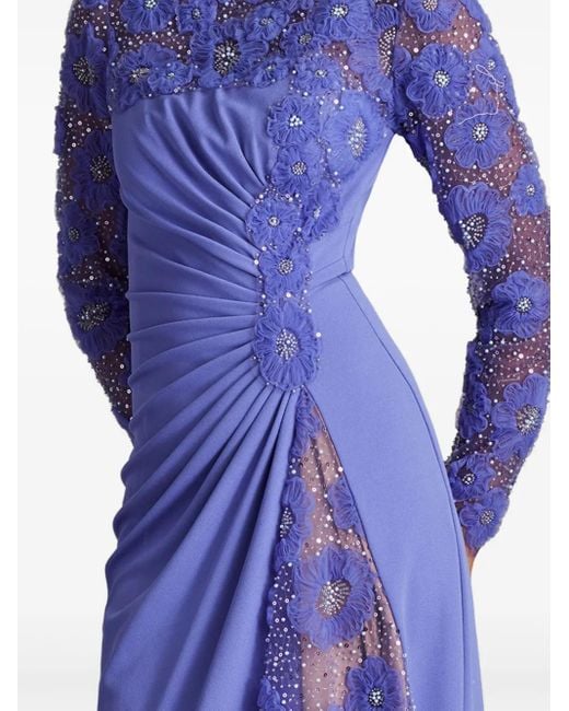 Abito Con Paillettes di Tadashi Shoji in Purple