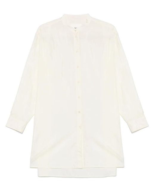 Jil Sander サテンシャツ White