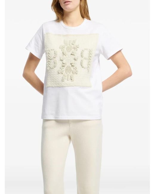 Barrie White Logo-Patch T-Shirt