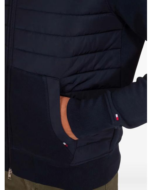 Tommy Hilfiger Blue Quilted-Panels Jacket for men