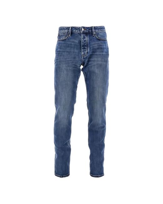 Emporio Armani Blue J75 Slim-Fit Jeans for men