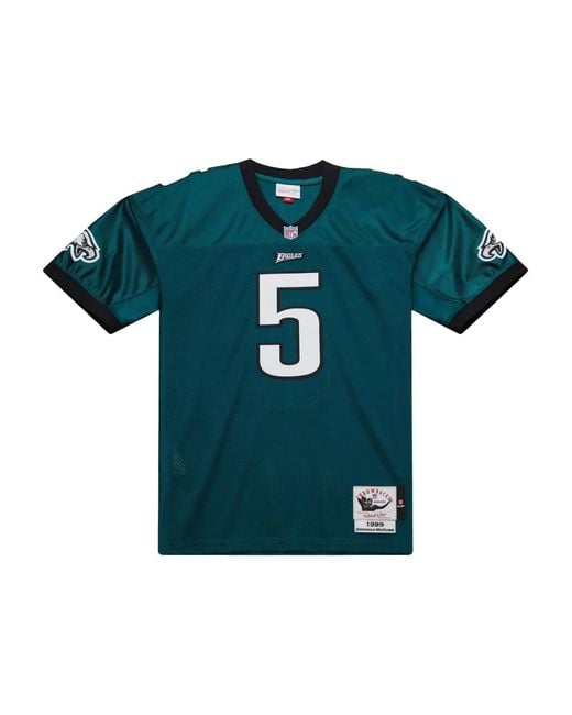 Mitchell & Ness Green Donovan Mcnabb 1999 Philadelphia Eagles T-Shirt for men