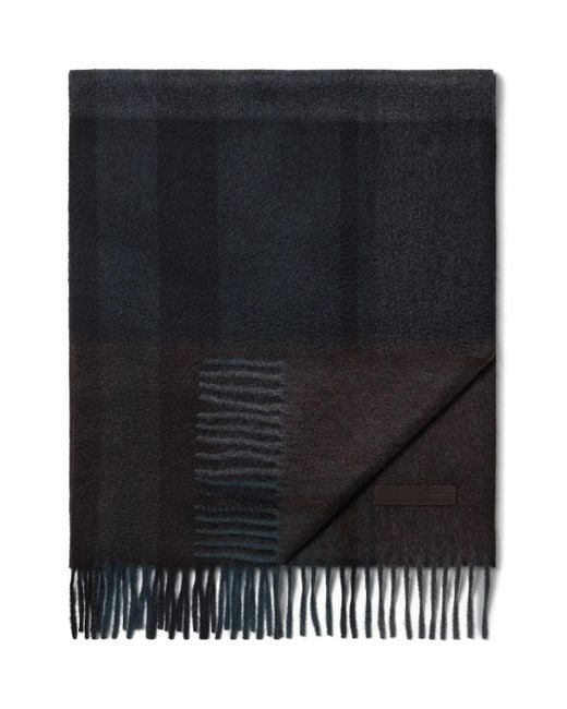 Zegna Black Oasi-Cashmere Scarf for men