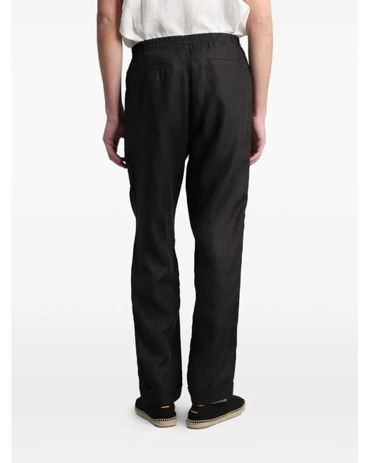 Alpha Studio Straight Broek in het Black voor heren