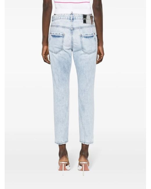 DSquared² Blue Cool Girl Slim-Fit Jeans