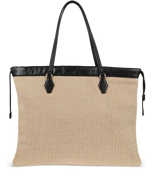 Sac Cabas À Logo Brodé Jimmy Choo en coloris Natural