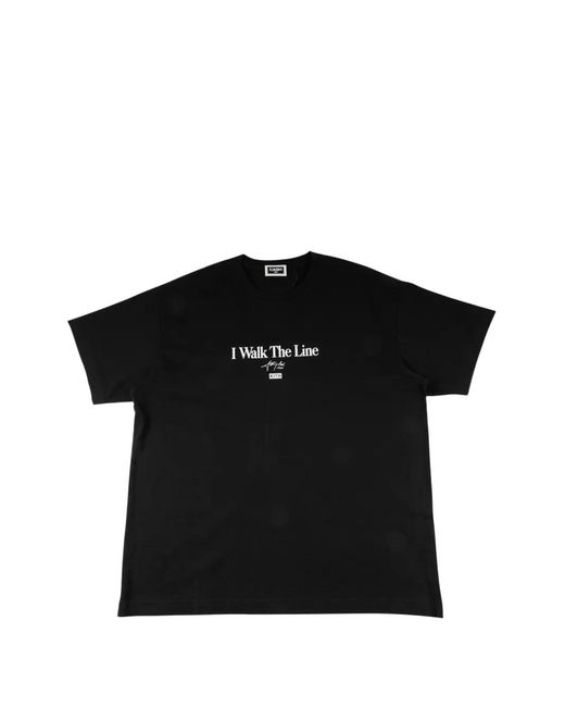 Kith Black X Johnny Cash Walk The Line T-Shirt for men