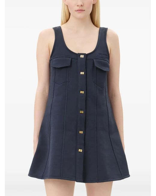 Ganni Blue Mini Dress