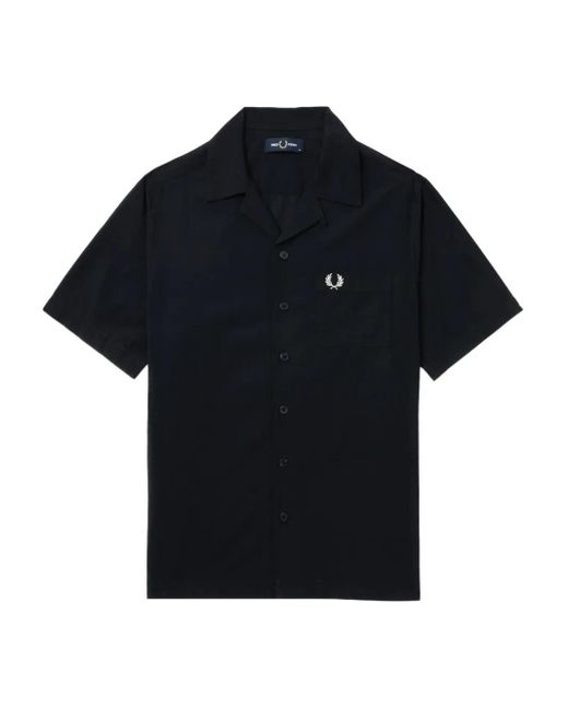 Camicia di Fred Perry in Black da Uomo