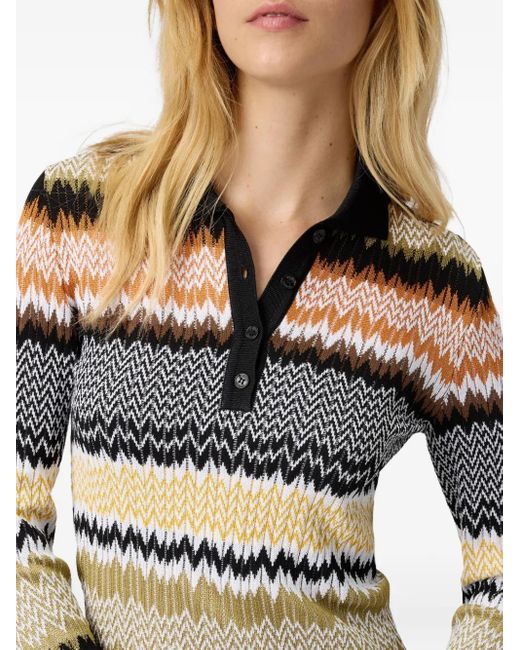 Missoni シェブロンパターン ポロシャツ Multicolor