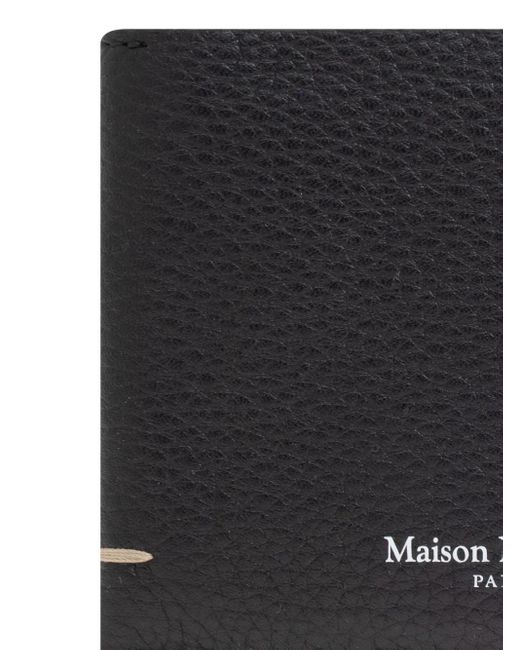 Portacarte Con Quattro Punti Di Cucitura di Maison Margiela in Black