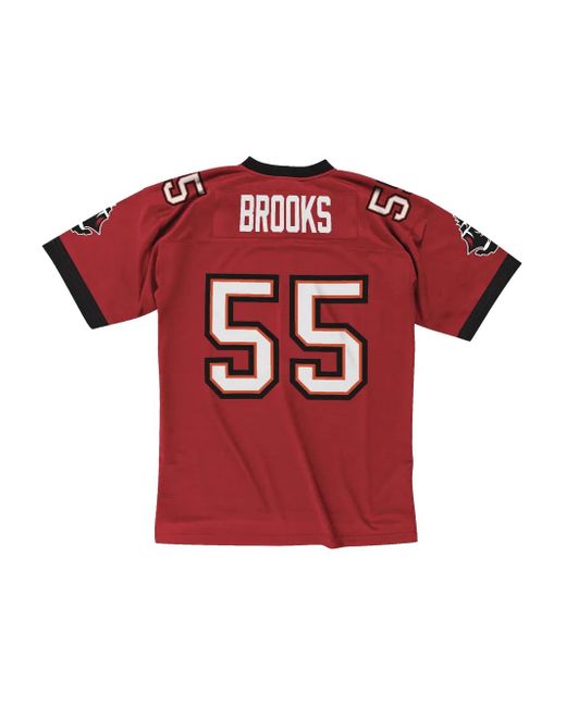 Mitchell & Ness Red Legacy "Nfl Tampa Bay Buccaneers 2002 Derrick Brooks" Jersey for men