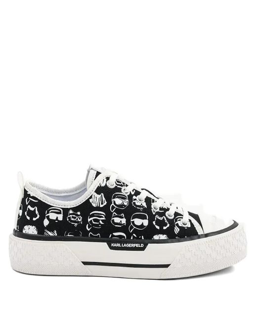 Karl Lagerfeld Black Kampus Max Iii Sneakers