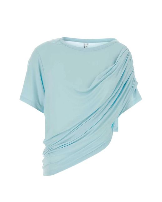 GIMAGUAS Blue Daria Draped Top
