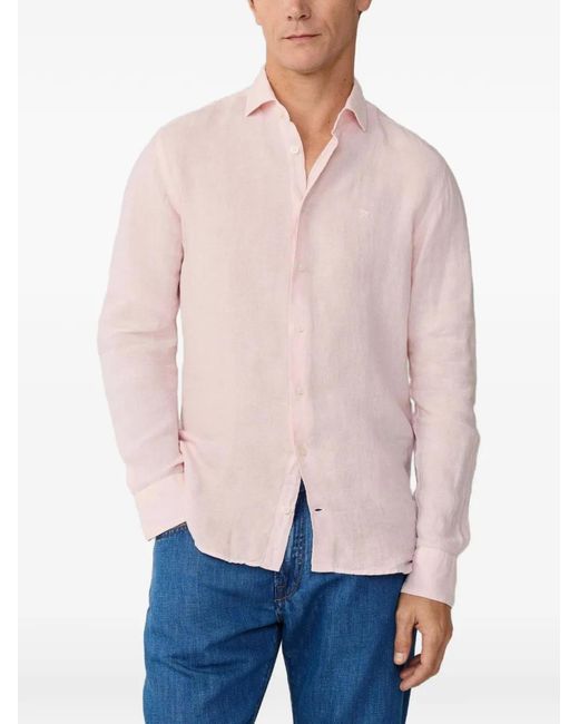 Camicia di Hackett in Pink da Uomo