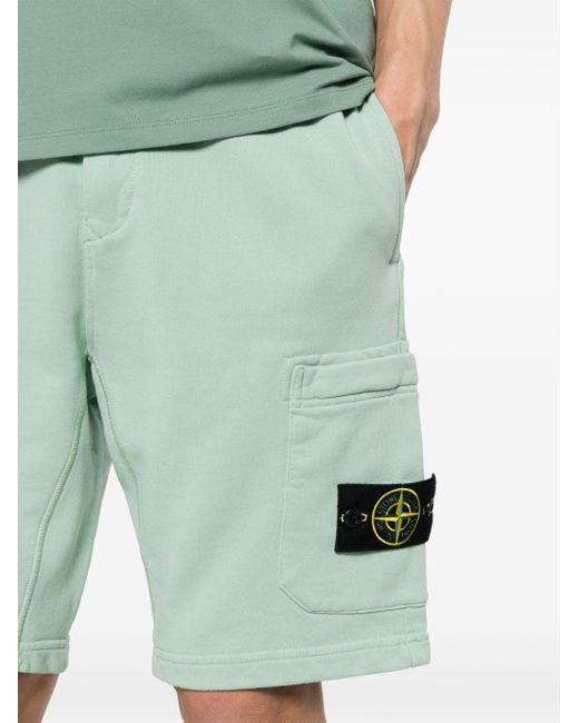 Stone Island Cargo Shorts Met Compass-logopatch in het Green voor heren
