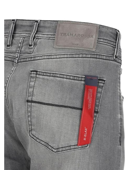 Sartoria Tramarossa Gray Michelangelo Jeans for men