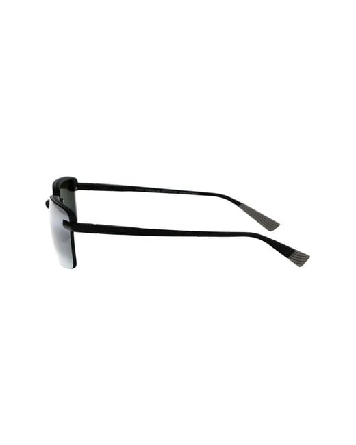Maui Jim Black Rectangle-Frame Sunglasses