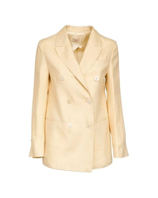 Montedoro Natural Terrie Double-Breasted Blazer