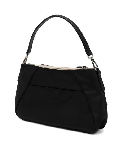 Agnes B. Black Mini 2-Way Tote Bag