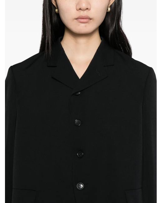 Comme des Garçons Black Wool Blazer