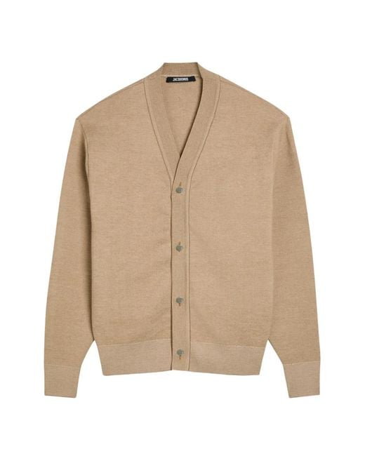 Jacquemus Natural Buttoned Cardigan for men