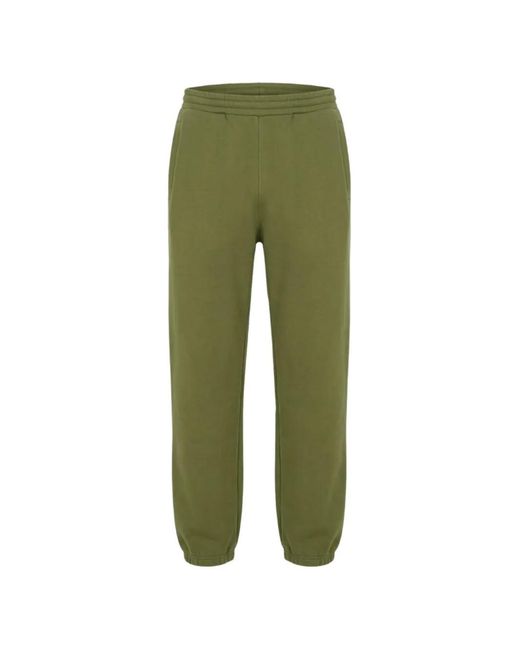 Marni Green Logo-Patch Track Pants