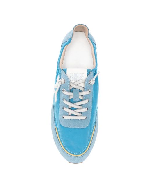Baskets À Patch Logo Candice Cooper en coloris Blue