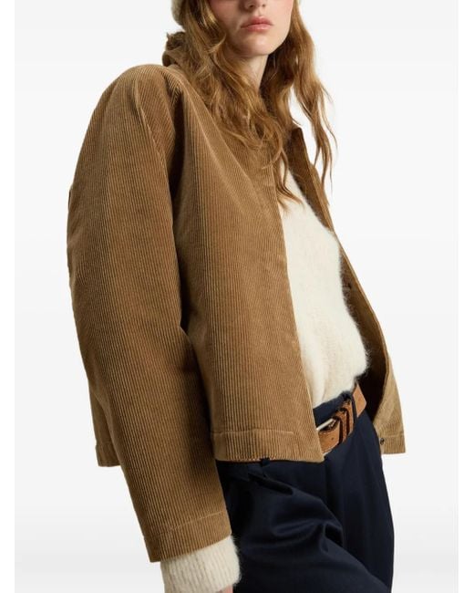 Woolrich Natural Corduroy Overshirt