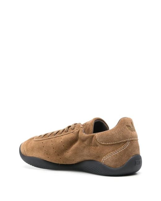Adidas Brown Wb Karintha Suede Lo Low-Top Sneakers