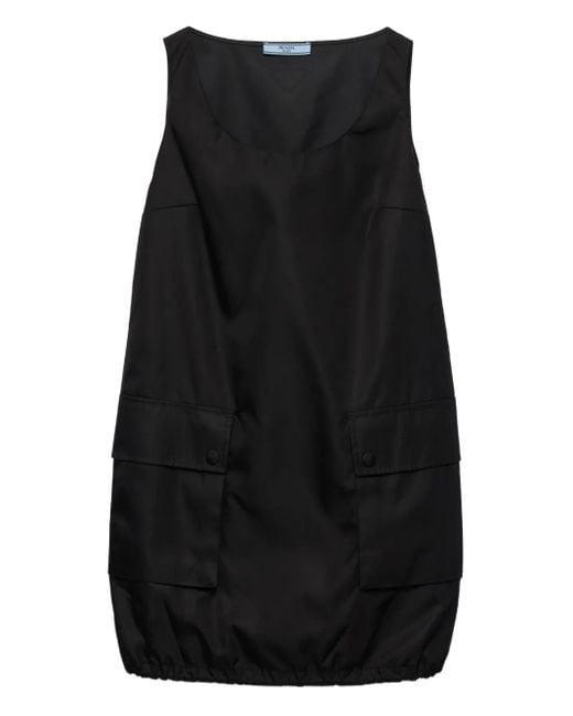 Prada Black Sleeveless Mini Dress