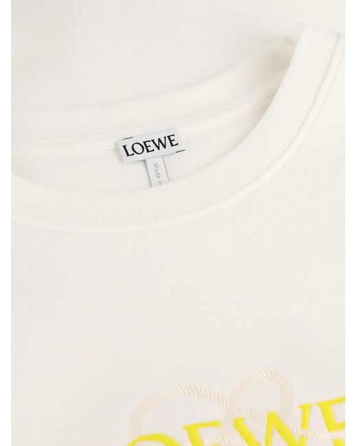 Loewe White Logo Cotton T-Shirt