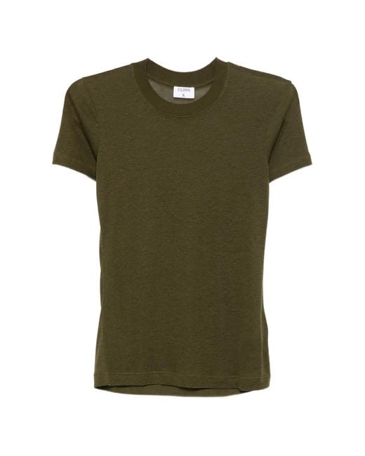 Filippa K Green Lyocell Cashmere Tee