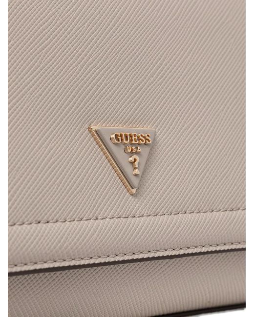 Guess Gray Mini Noelle Shoulder Bag
