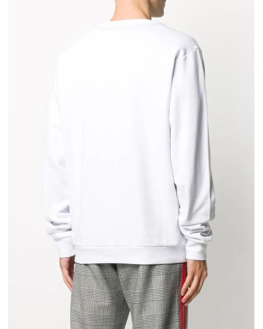 Maglia Felpa Girocollo Logo Iconic di Iceberg in White da Uomo