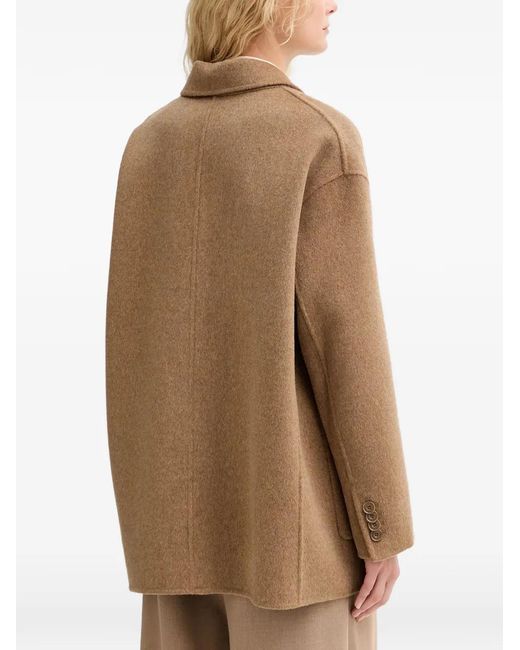 Sessun Natural Wool Blend Single-Breasted Blazer