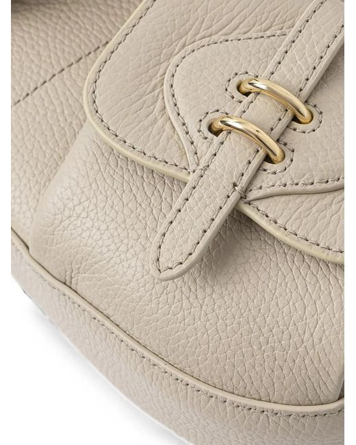 Coccinelle Natural Small Mavery Pocket-Detail Shoulder Bag