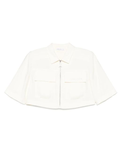 Patrizia Pepe クロップド シャツ White