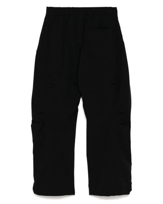 Musium Div. Black Logo-Patch Trousers for men