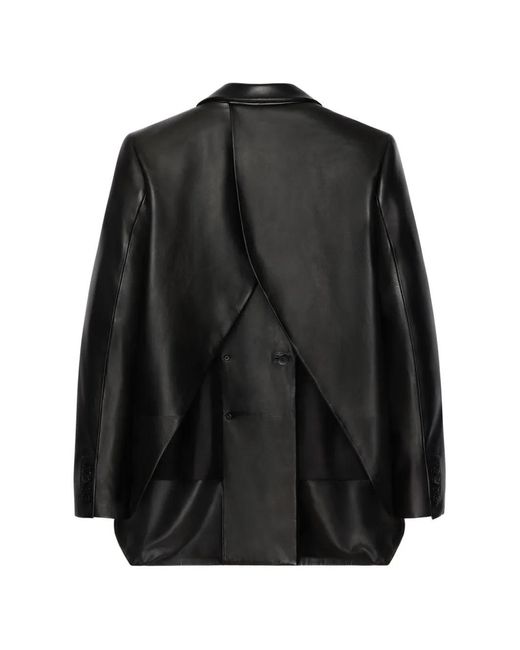 Givenchy Black Double-Breasted Slashed Jacket