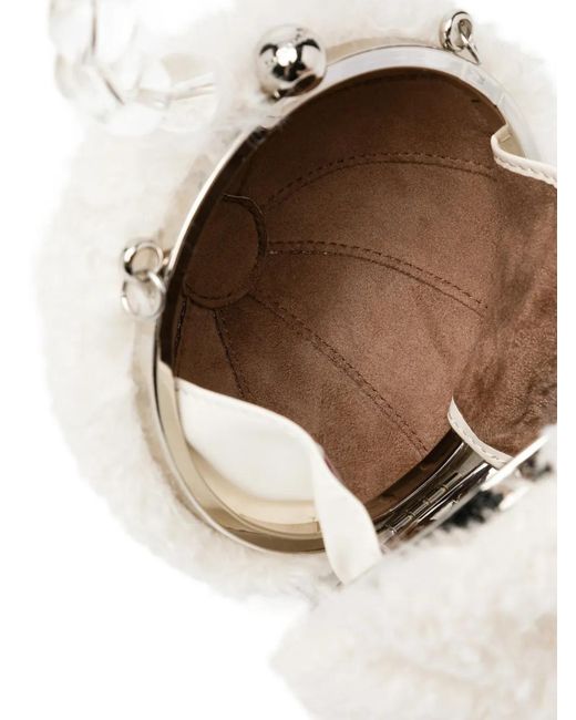Rockfish White X Susan Fang Furry Bubble Mini Bag