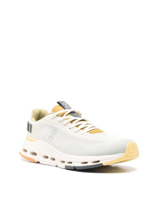 On Shoes White Cloudnova Form 2 Low-Top Sneakers for men