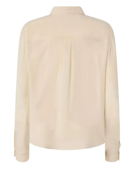 Pinko Natural Buttoned Collared Shirt