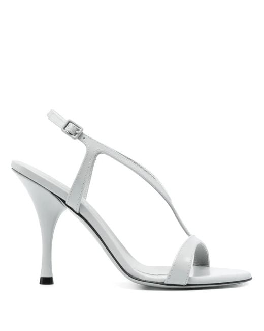 Roberto Festa White 100Mm Jennie Sandals