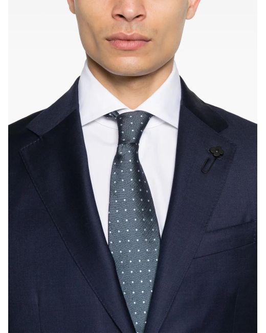 Lardini Anzug Mit Brosche in Blue für Herren