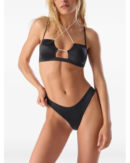 Maison Close Black Bralette Bikini Top