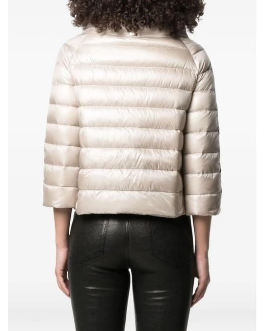 Herno White Aminta Padded Jacket