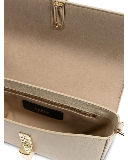 Furla Natural Leather Shoulder Bag