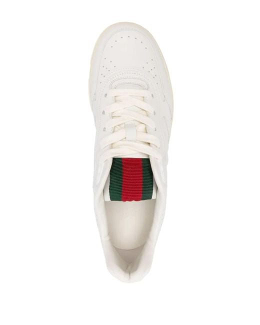 Gucci White Re-Web Damensneaker, Grösse