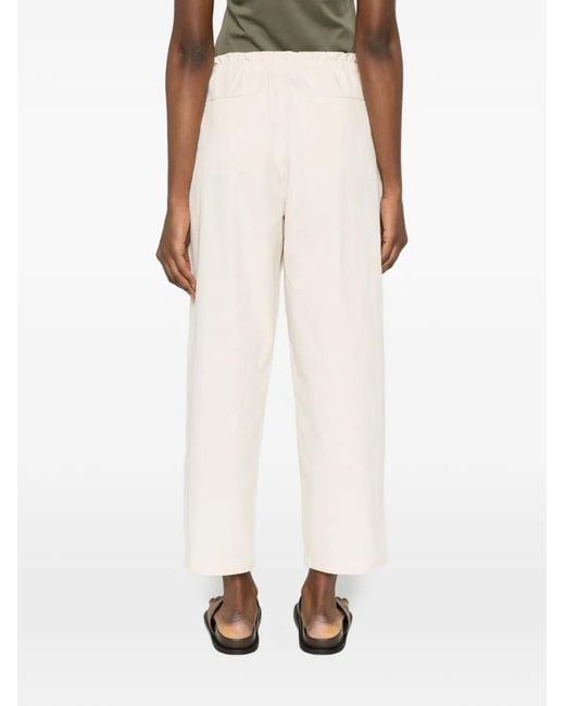 Psophia White Drawstring Trousers